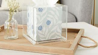 acrylic tissue box from target
