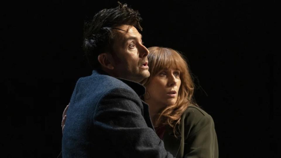 David Tennant and Catherine Tate in “Doctor Who.” (BBC Studios)