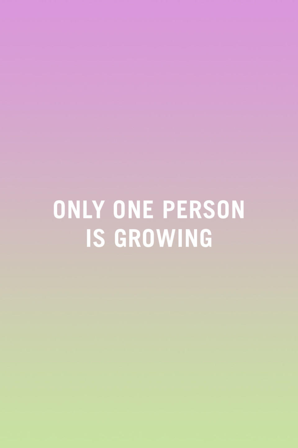 <p>"When only one of you is on a path to healing, self-love, and growth, and the other is not willing to join you on that journey, it means that the partner with new-found self-esteem will not tolerate old patterns of the relationship. Both must be in therapy and be willing to change and learn, or else one will have to walk out the door and never look back. If only one of you is on the path to wholeness and the other is not, there is no hope for the relationship." —<a rel="nofollow noopener" href="http://www.askaudreynow.com/" target="_blank" data-ylk="slk:Audrey Hope;elm:context_link;itc:0;sec:content-canvas" class="link "><i>Audrey Hope</i></a><i>, relationship expert, host of the </i>Hope for Relationships<i> show and an addiction therapist at Seasons In Malibu rehab facility</i></p>