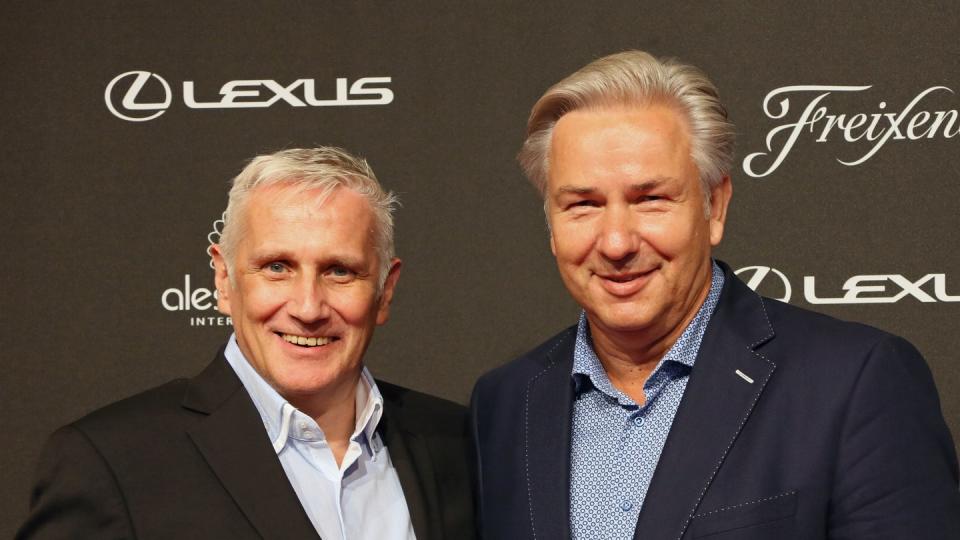 Der Lebensgefährte von Berlins Ex-Bürgermeister Klaus Wowereit (r), Jörn Kubicki, ist tot.