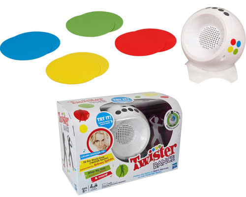 <b>Twister Dance, £26.99, 8 years+</b><br><br> Twister has entered the modern age with this even more active version of the popular game. A dancing version, it teaches participants to move to ‘Whip My Hair’ by Willow Smith, and "We R Who We R," performed by Ke$ha amongst others – perfect to get the camera out for when dad has a go on boxing day…