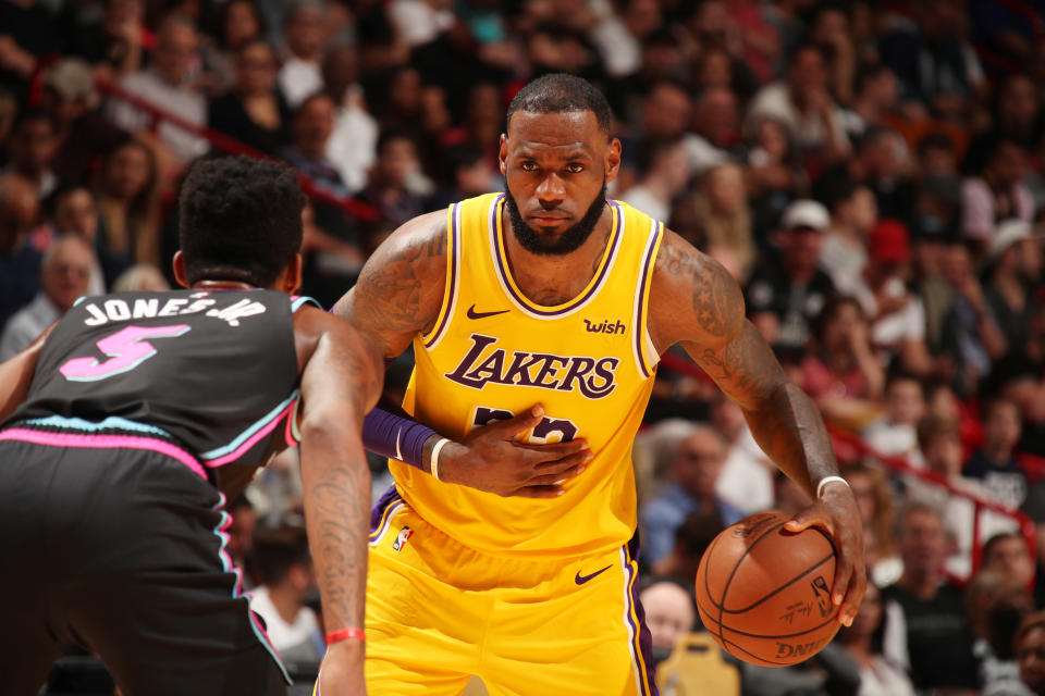 The Lakers want to add a marquee free agent to join LeBron James. (Getty)