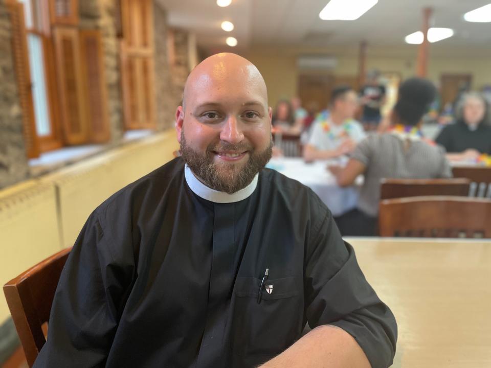 Christ Episcopal Church in Stroudsburg held a Pride Mass on Saturday, June 3, 2023. Father Bruce Gowe, who is gay, is the priest in charge at the church.