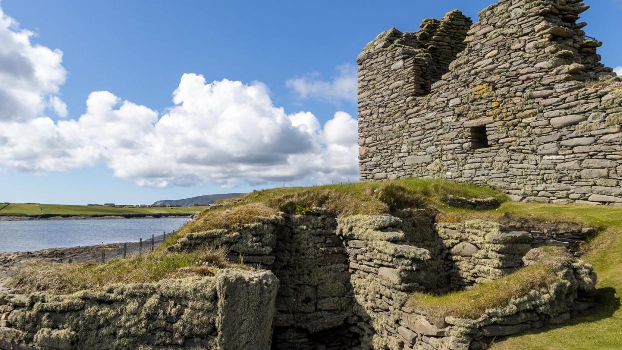 jarlshof, shetland, scotland, uk