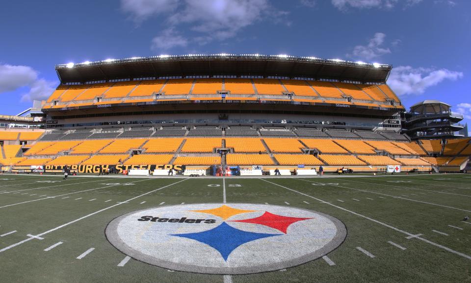 General view of the field before the Pittsburgh Steelers played the Cincinnati Bengals at Acrisure Stadium in 2022.