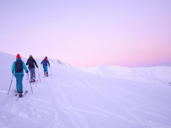 Sunrise ski touring in La Plagne (Lucy Grewcock)