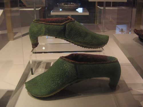 <div class="caption-credit">Photo by: Bata Shoe Museum</div><div class="caption-title">These shoes aren’t made for walking</div>Believe it or not, heels were actually designed in 16th century Persia for horseback riding in battle.