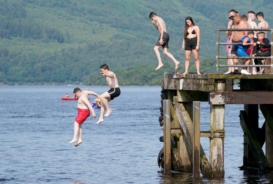 Temperatures are set to hit 40C (Andrew Milligan/PA) (PA Wire)