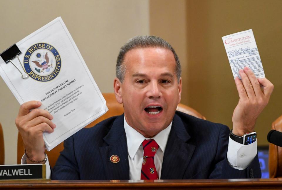 Rep. David Cicilline, D- R.I., speaks during a House Judiciary Committee markup of Articles of Impeachment against President Donald Trump, Dec. 12, 2019 on Capitol Hill in Washington.