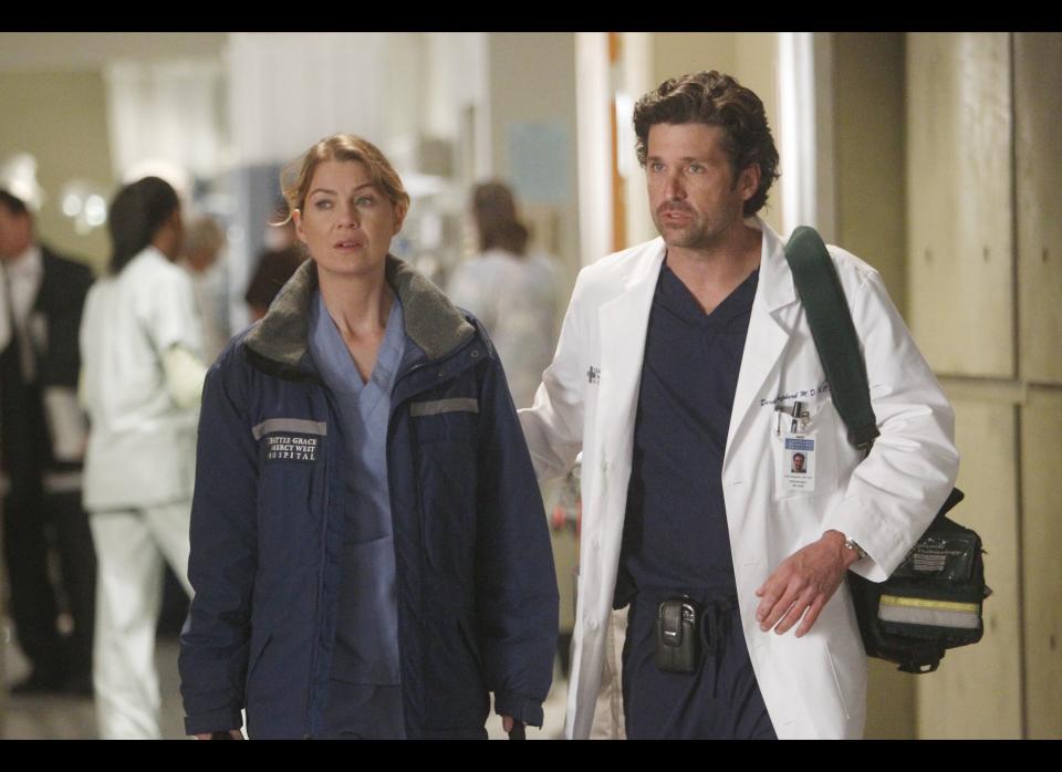 <strong>"Grey's Anatomy," ABC</strong><br />  <strong>Status:</strong> Renewed<br />  <strong>Why:</strong> Shonda Rhimes' medical drama is a ratings juggernaut, even in its eighth season, and with most of her <a href="http://www.huffingtonpost.com/2012/05/10/greys-anatomy-ellen-pompeo_n_1506113.html?ref=tv" target="_hplink">big stars signed on for more</a>, ABC gave the go-ahead for a ninth season.