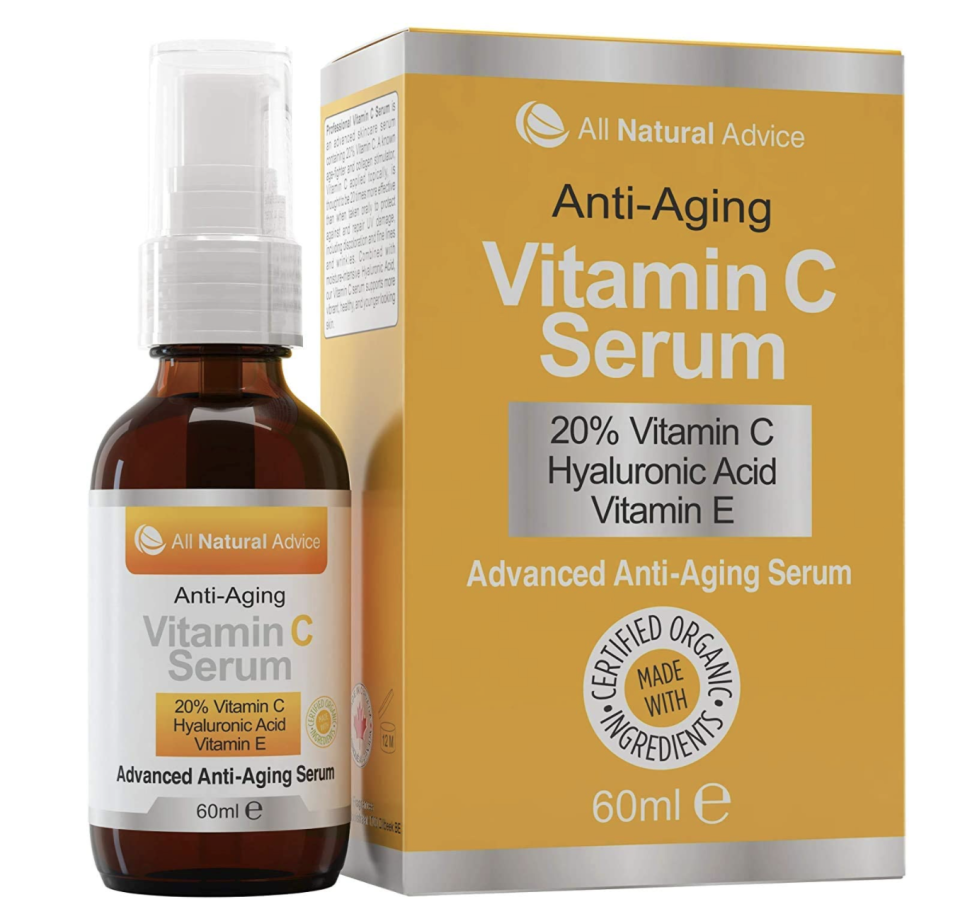 All Natural Advice 20% Vitamin C Serum - Amazon. 