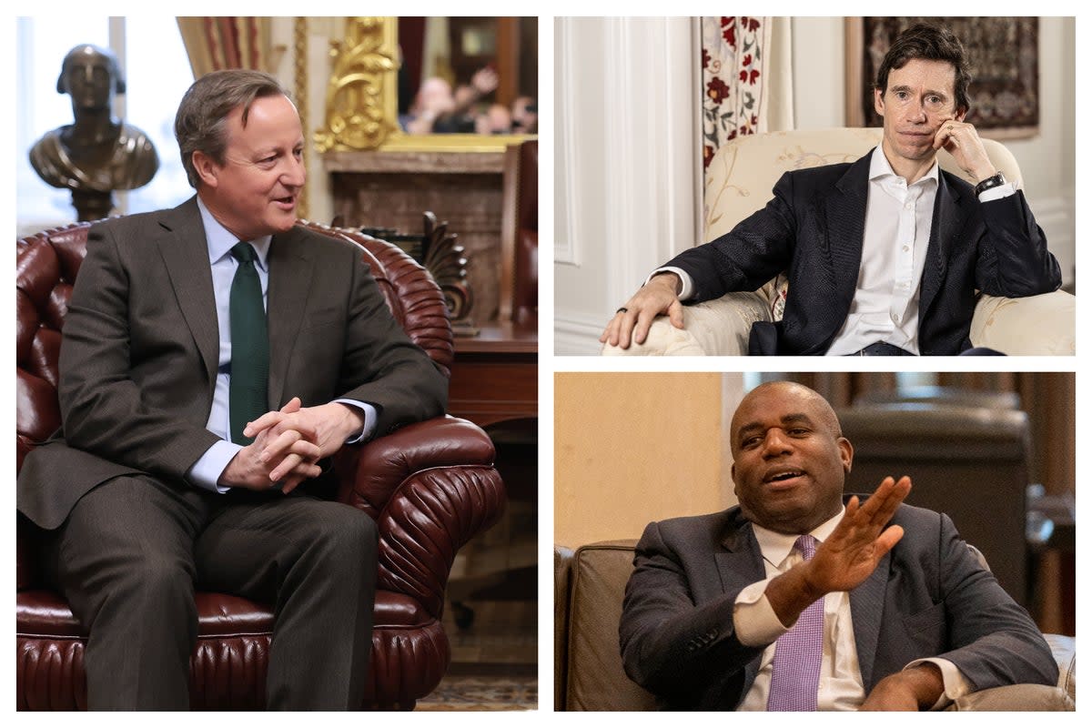 David Cameron, Rory Stewart, David Lammy (Getty, Daniel Hambury, AP)