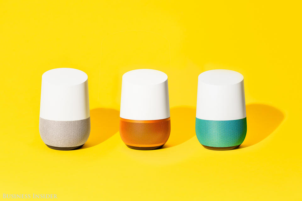 Google Home base colors