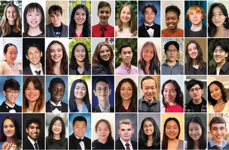 The 40 Regeneron Science Talent Search finalists for 2023.