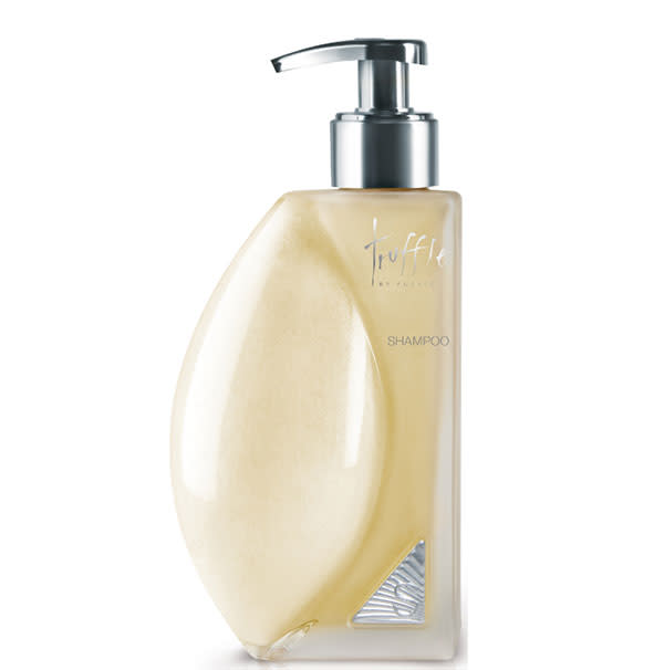 <b>Truffle shampoo, by Fuente</b><br><br>Truffle shampoo from Dutch beauty brand Fuente took four years to develop. The luxurious shampoo improves the quality of your hair using the skin of white truffle, meteorite dust from space and pure diamond dust.<br><br>Dubbed ‘the world’s first thinking shampoo’ Truffle’s blend of earth materials work to restore any type of hair to its finest condition.<br><br>The Truffle shampoo is used as a part of the world’s most expensive blow dry treatment at <a href="http://www.urbanretreat.co.uk/en/Harrods/Hair/Cutting_and_Styling.aspx" rel="nofollow noopener" target="_blank" data-ylk="slk:Urban Retreat at Harrods;elm:context_link;itc:0;sec:content-canvas" class="link ">Urban Retreat at Harrods</a>, which includes a hair consultation and styling services for £275. <br>