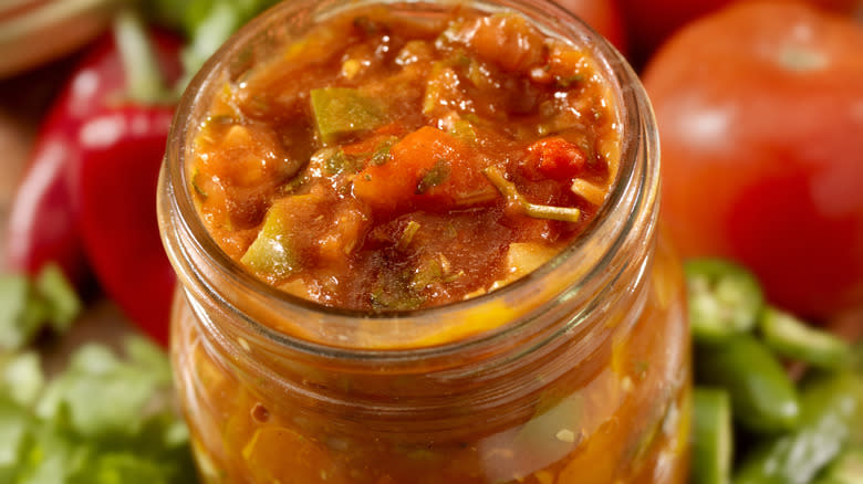 jar of salsa