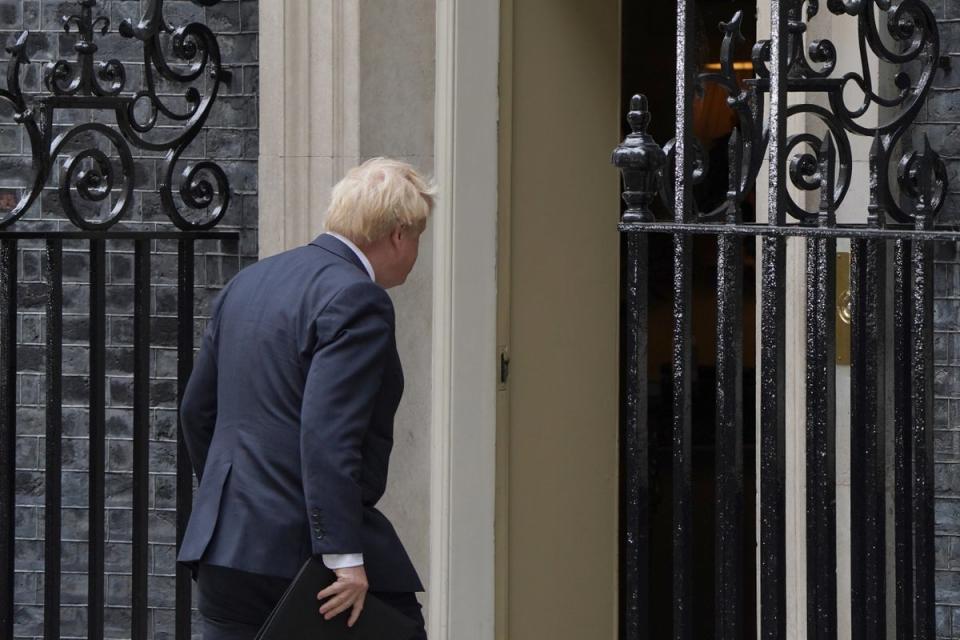 Boris Johnson has rejected calls for a caretaker Prime Minister (Gareth Fuller/PA) (PA Wire)