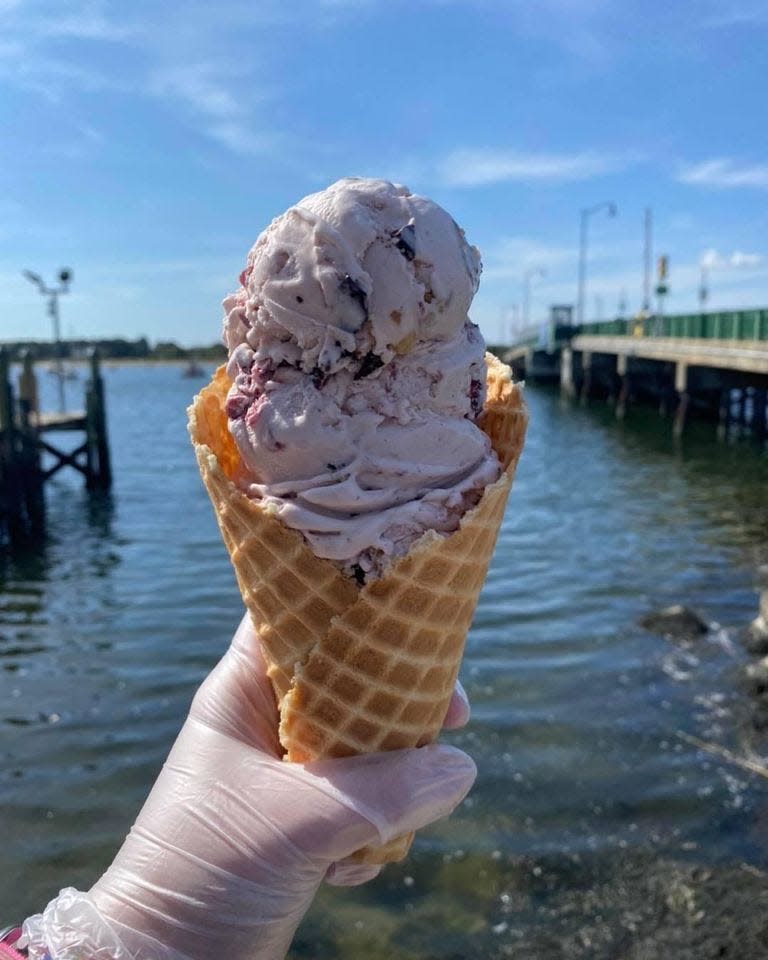 Summer nights call for Cranberry Harvest at Dockside Ice Cream.