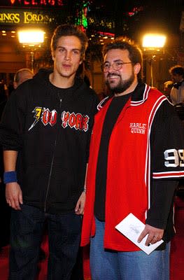 Jason Mewes and Kevin Smith at the LA premiere of New Line's The Lord of the Rings: The Return of The King