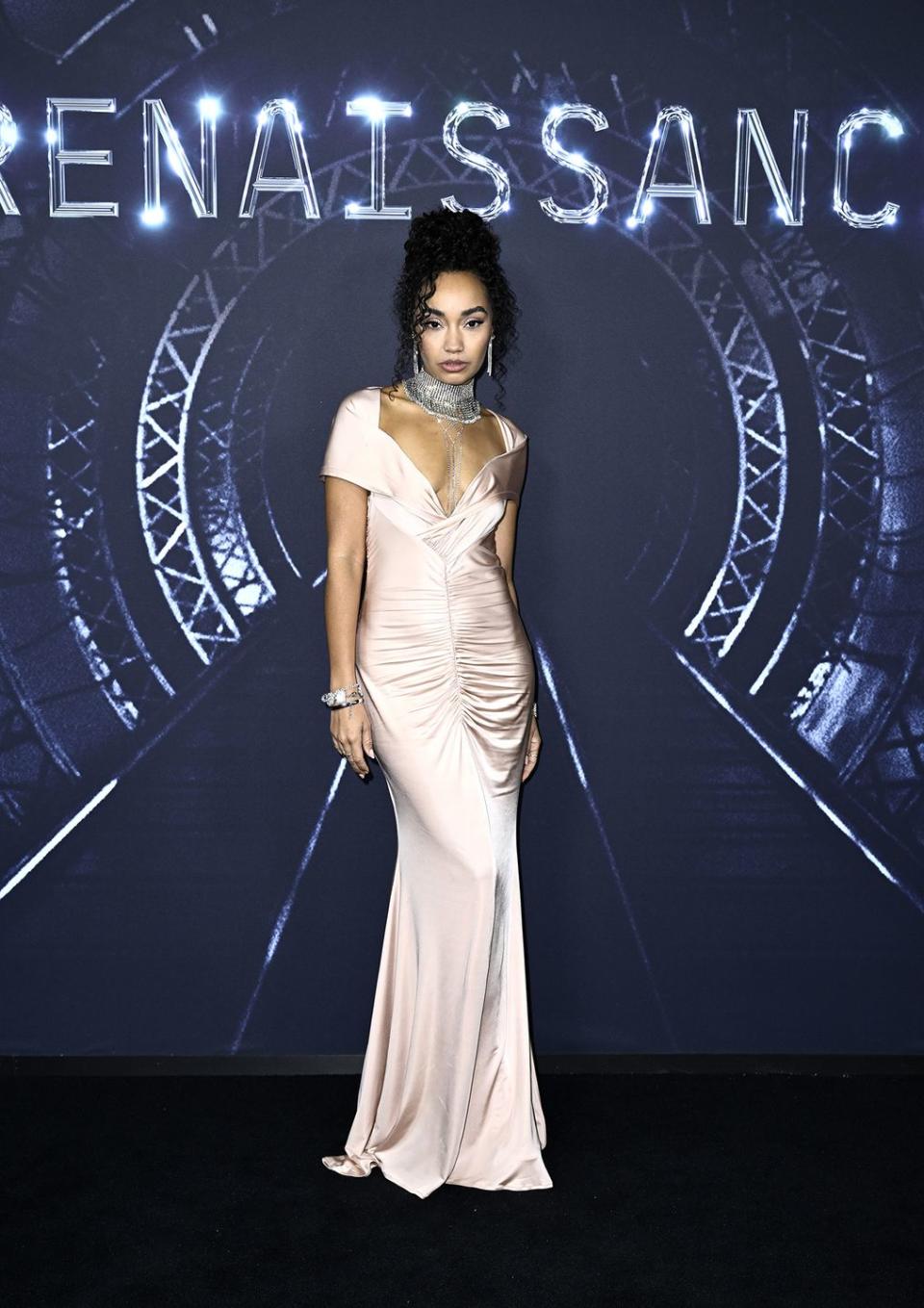 london, england november 30 editorial use only exclusive coverage leigh anne pinnock attends the london premiere of renaissance a film by beyonce on november 30, 2023 in london, england photo by gareth cattermolewireimage for parkwood