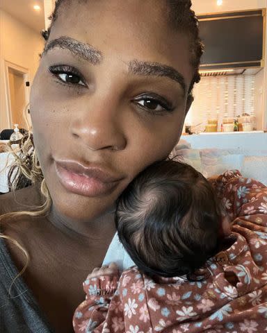 Serena Williams and daughter Adira