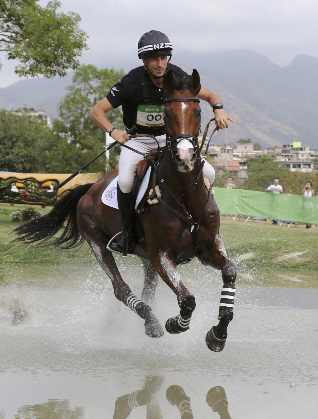 <span>Tim Price took advantage of fellow Wiltshire-based rider Mark Todd’s mishap as he moved into the lead following the cross-country at the 2018 Land Rover Burghley Horse Trials.</span>