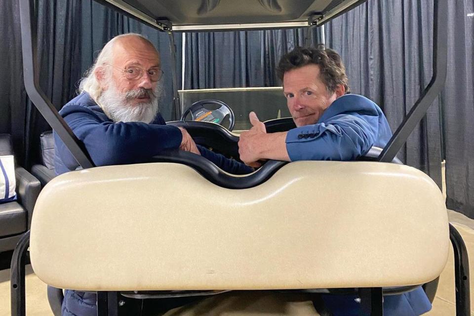 Michael J. Fox and Christopher Lloyd