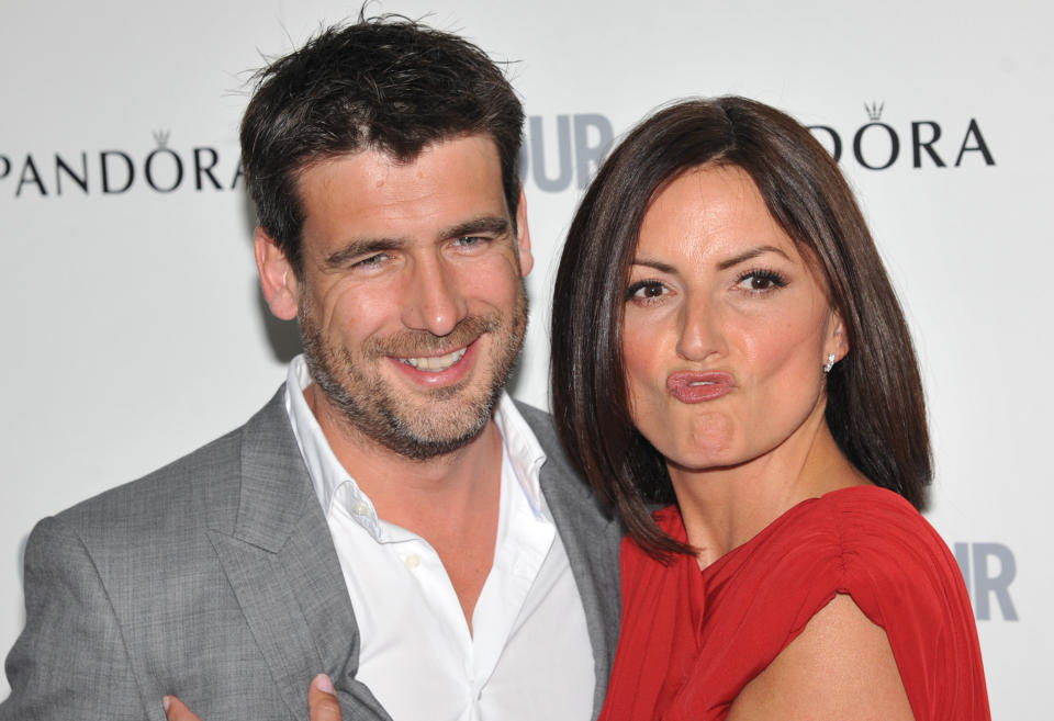 LONDON, UNITED KINGDOM - JUNE 07: Matthew Robertson and Davina McCall attend Glamour Women Of The Year Awards  at Berkeley Square Gardens on June 7, 2011 in London, England. (Photo by Stuart Wilson/Getty Images)