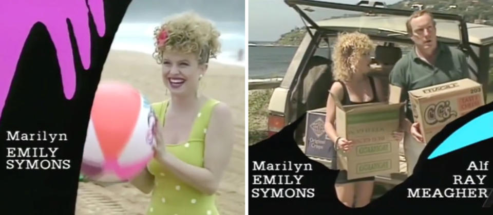 Home and Away opening credits with Emily Symons and Ray Meagher from the 1990s