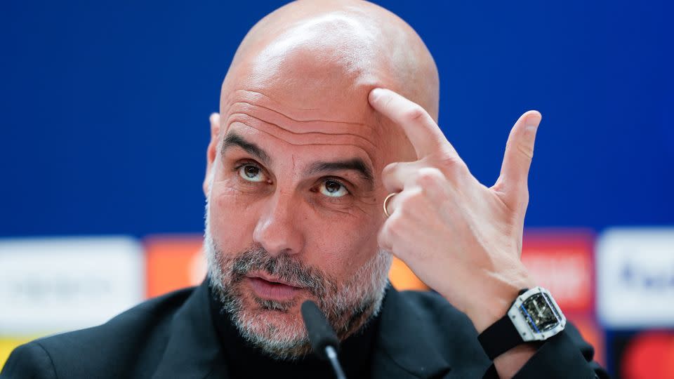 Guardiola's Manchester City won the Champions League last year. - Oscar J. Barroso/Europa Press/Getty Images