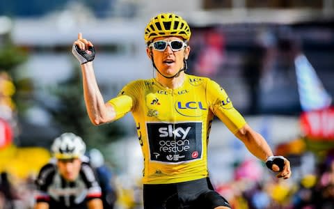 Geraint Thomas wins a stage in this year's Tour de France - Credit: PA