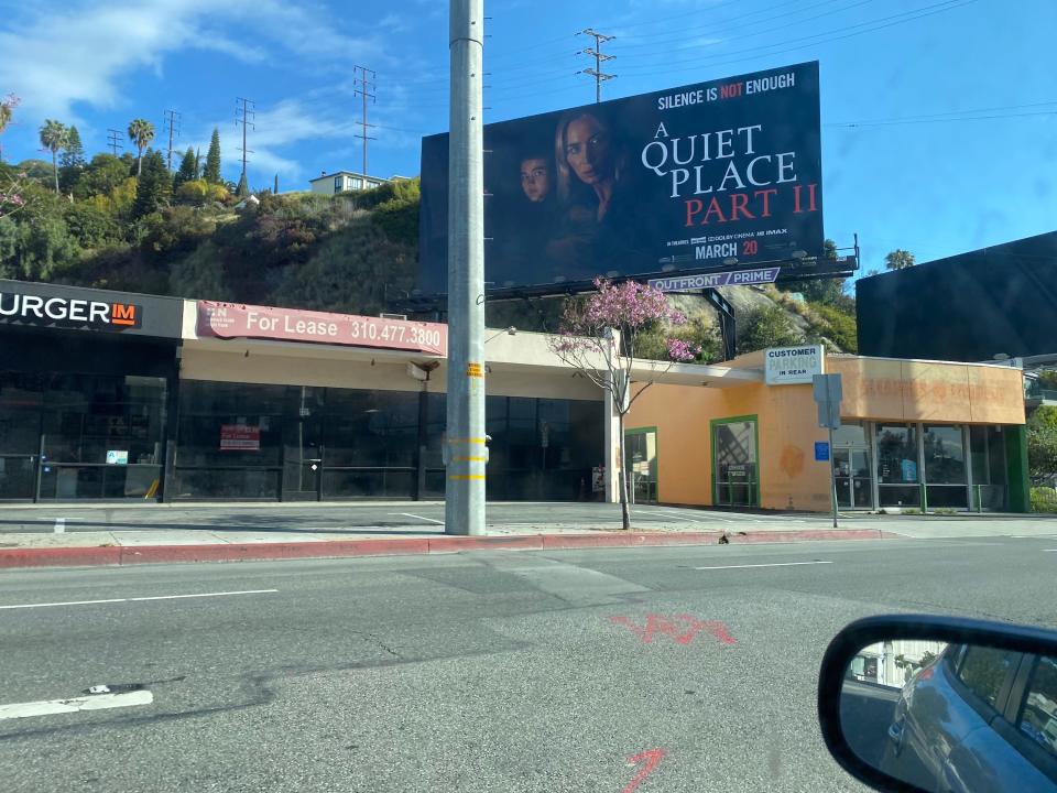 a quiet place part 2 billboard los angeles