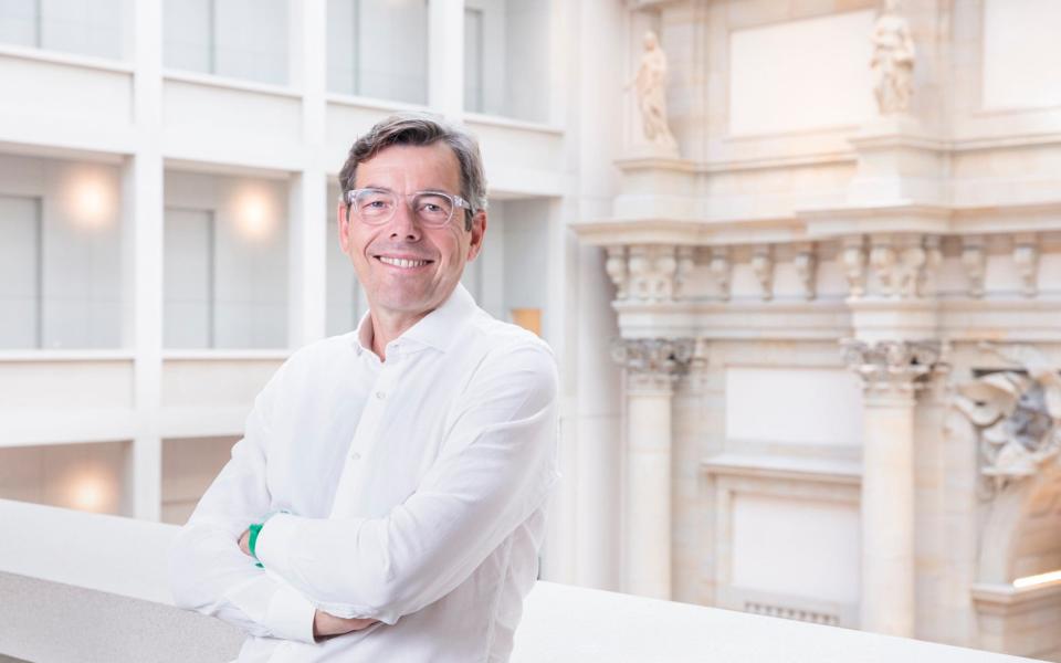 Hartmut Dorgerloh outside the Humboldt Forum  - David von Becker