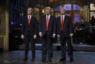 <p>In 2015, <em>SNL</em> proved it was still unafraid to feature a controversial host when it invited then presidential candidate Donald Trump on the show.</p>