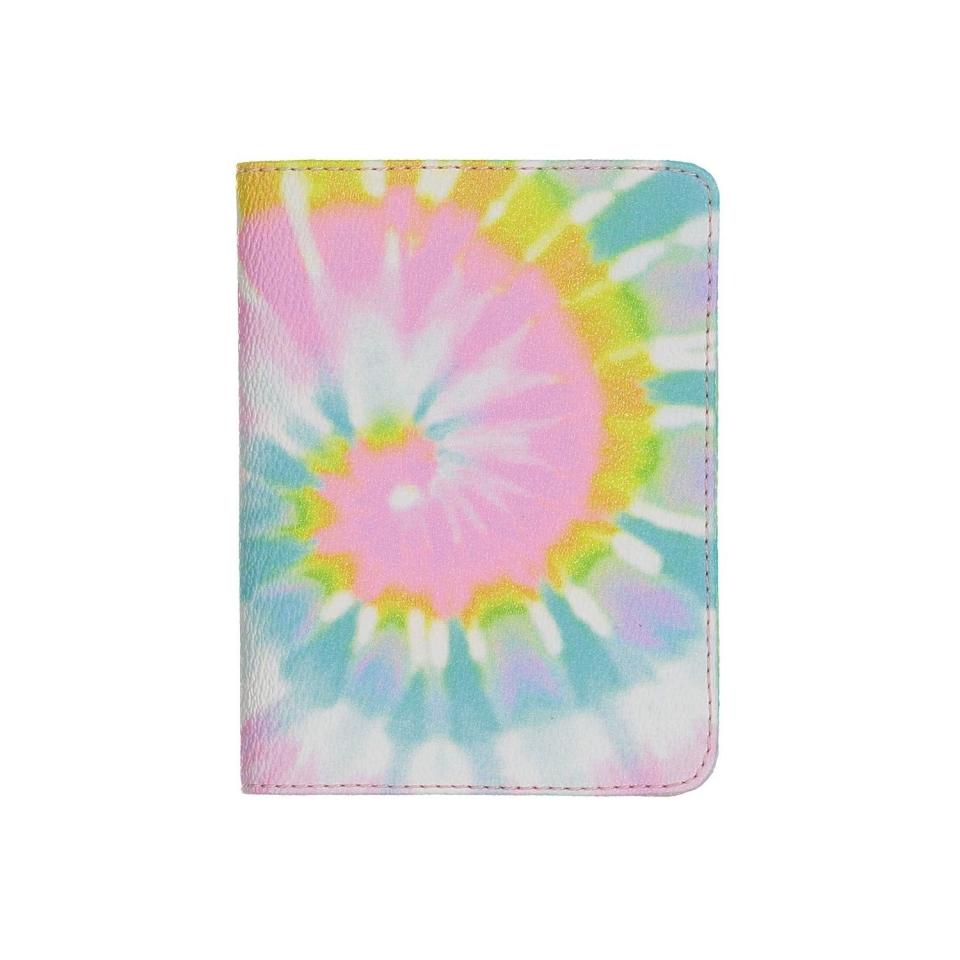 3) Textured Tie Dye Passport Case