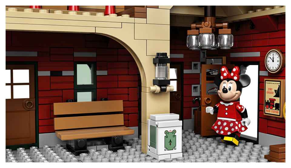 Minnie Mouse is part of the new Disney Train and Station Lego set. (Photo: Lego)