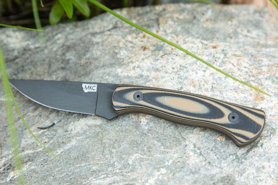 <p><a href="https://www.montanaknifecompany.com/collections/blackfoot-blades/products/the-blackfoot-fixed-blade-2-0-tan-and-black" rel="nofollow noopener" target="_blank" data-ylk="slk:Shop Now;elm:context_link;itc:0;sec:content-canvas" class="link ">Shop Now</a></p><p>Blackfoot 2.0 Fixed Blade </p><p>$300.00</p><p>montanaknifecompany.com</p><span class="copyright">Justin Park</span>