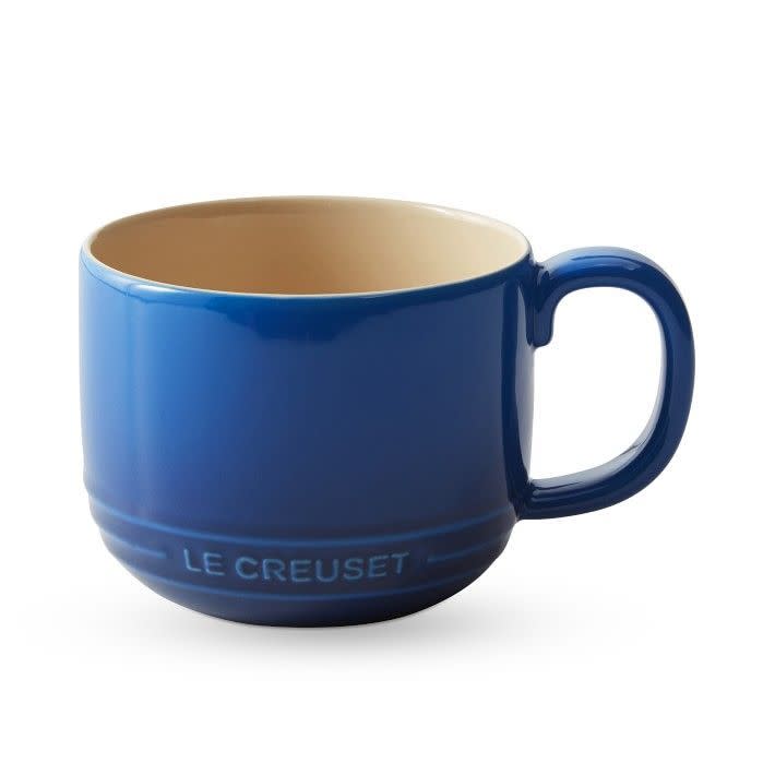 <p><strong>Le Creuset </strong></p><p>williams-sonoma.com</p><p><strong>$18.00</strong></p><p><a href="https://go.redirectingat.com?id=74968X1596630&url=https%3A%2F%2Fwww.williams-sonoma.com%2Fproducts%2Fle-creuset-coupe-mug&sref=https%3A%2F%2Fwww.goodhousekeeping.com%2Fholidays%2Fgift-ideas%2Fg3988%2Fhanukkah-gifts-for-everyone%2F" rel="nofollow noopener" target="_blank" data-ylk="slk:Shop Now;elm:context_link;itc:0;sec:content-canvas" class="link ">Shop Now</a></p><p>Le Creuset makes a range of enameled stoneware mugs for coffee and more in their iconic gradient colors, so you can match one to your favorite foodie's Dutch oven. </p>