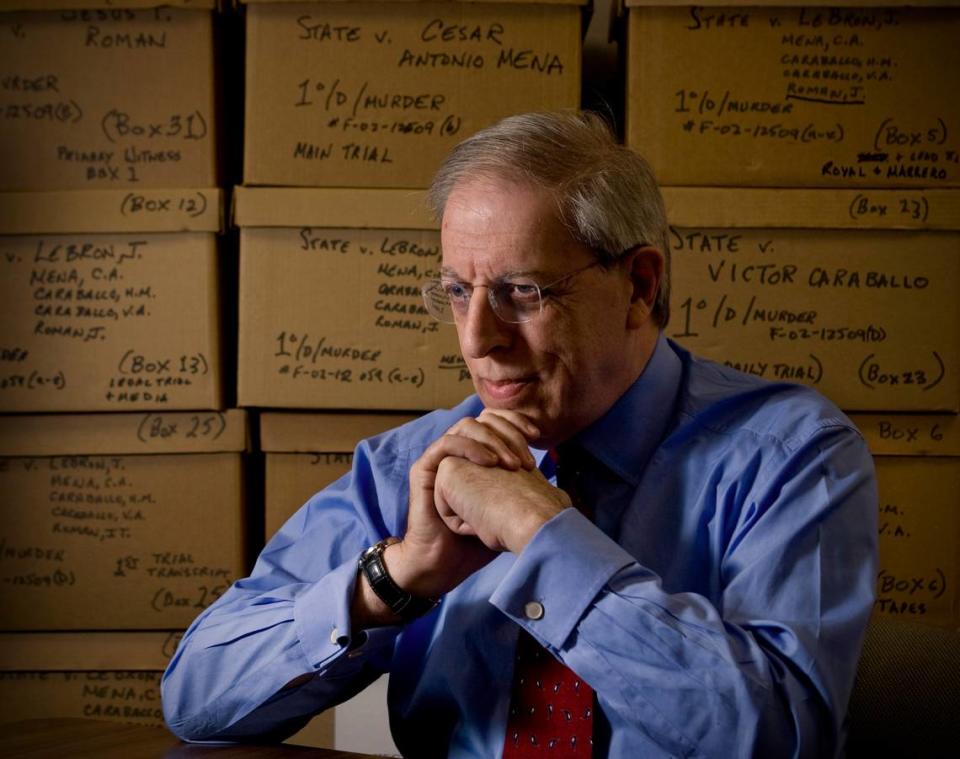 Prosecutor Abe Laeser retired after 35 years at the Miami-Dade State Attorney’s Office. He is pictured here in a 2009 Miami Herald archive photo.