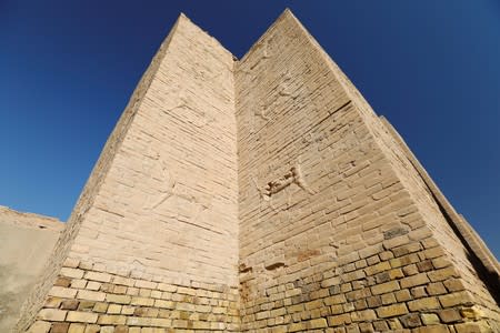 A view of the ancient city of Babylon near Hilla