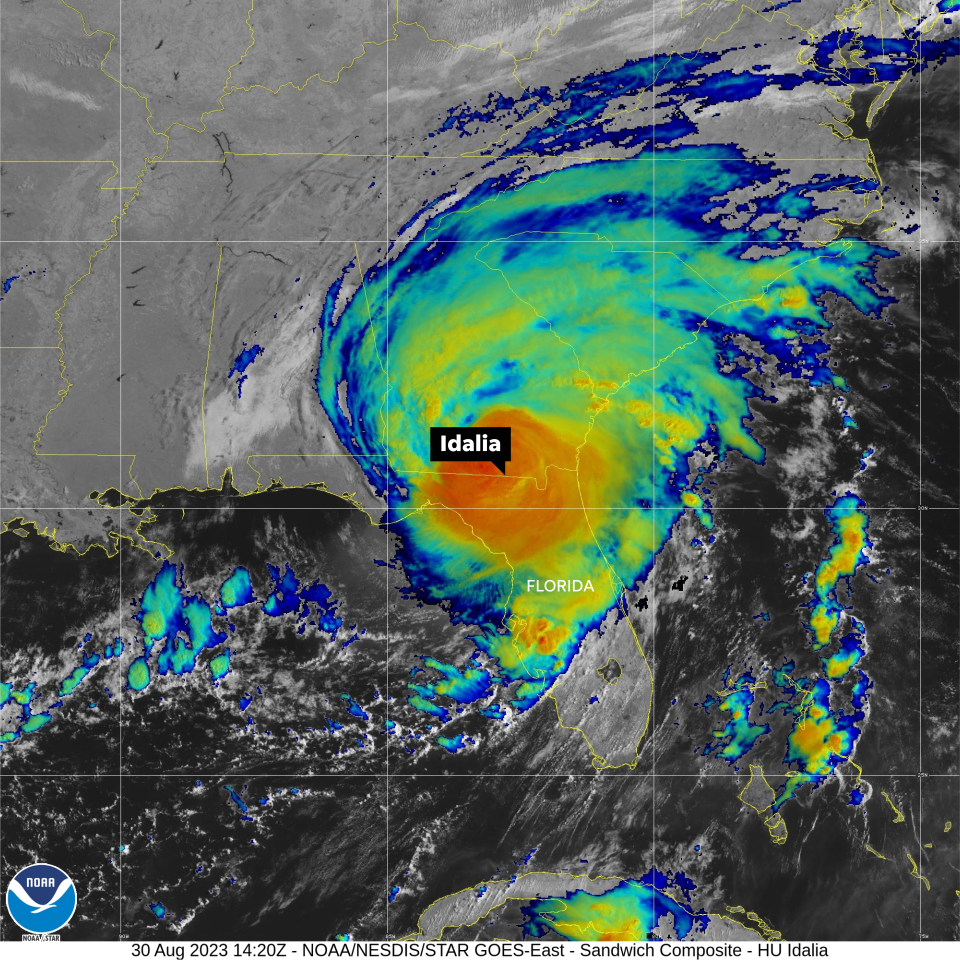 Hurricane Idalia was classified as a Category 1 Hurricane on Wednesday by the National Weather Service in Tallahassee, Florida.