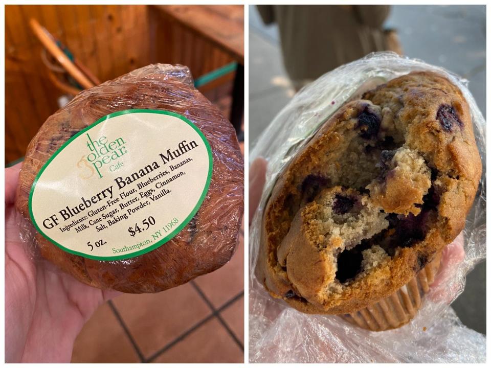 blueberry banana muffin