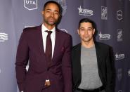 Jay Ellis and Wilmer Valderrama attend the U.S.VETS Salute Gala at the Beverly Hilton on Tuesday in Beverly Hills.