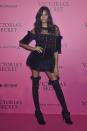 <p>Fur and embroidery on the same dress could often spell disaster, but not for Bruna. [Photo: Getty] </p>