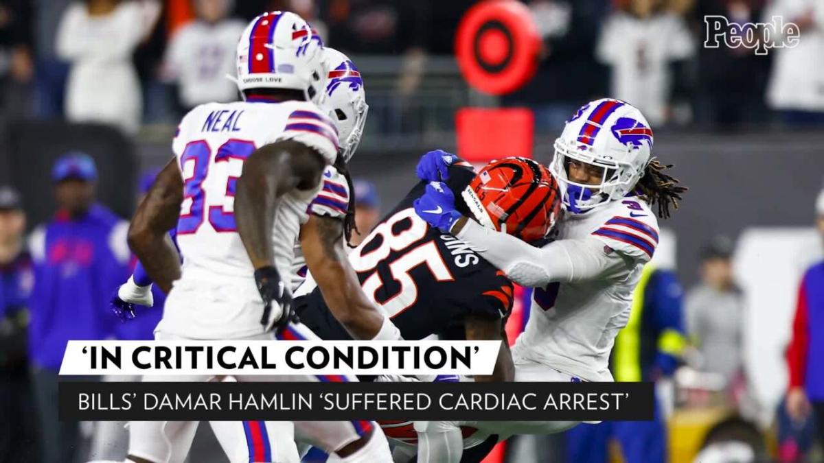 Bills safety Damar Hamlin remains in critical condition after cardiac  arrest on field - ABC News