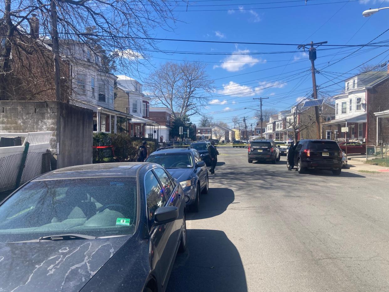 Trenton Police were negotiating with Andre Gordon, 26, who authorities said shot and killed three in Levittown on Saturday, March 16, and then fled into the city to a home in the area of Miller Street and Phillips Avenue.
