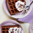 <p>Upgrade your waffles to these chocolate waffles topped with mini eggs. How cute are they?</p><p>Get the <a href="https://www.delish.com/uk/cooking/recipes/a35679325/mini-egg-waffles/" rel="nofollow noopener" target="_blank" data-ylk="slk:Mini Egg Waffles;elm:context_link;itc:0;sec:content-canvas" class="link ">Mini Egg Waffles</a> recipe.</p>