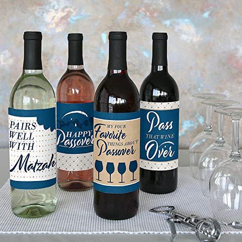 15) Wine Bottle Label Stickers