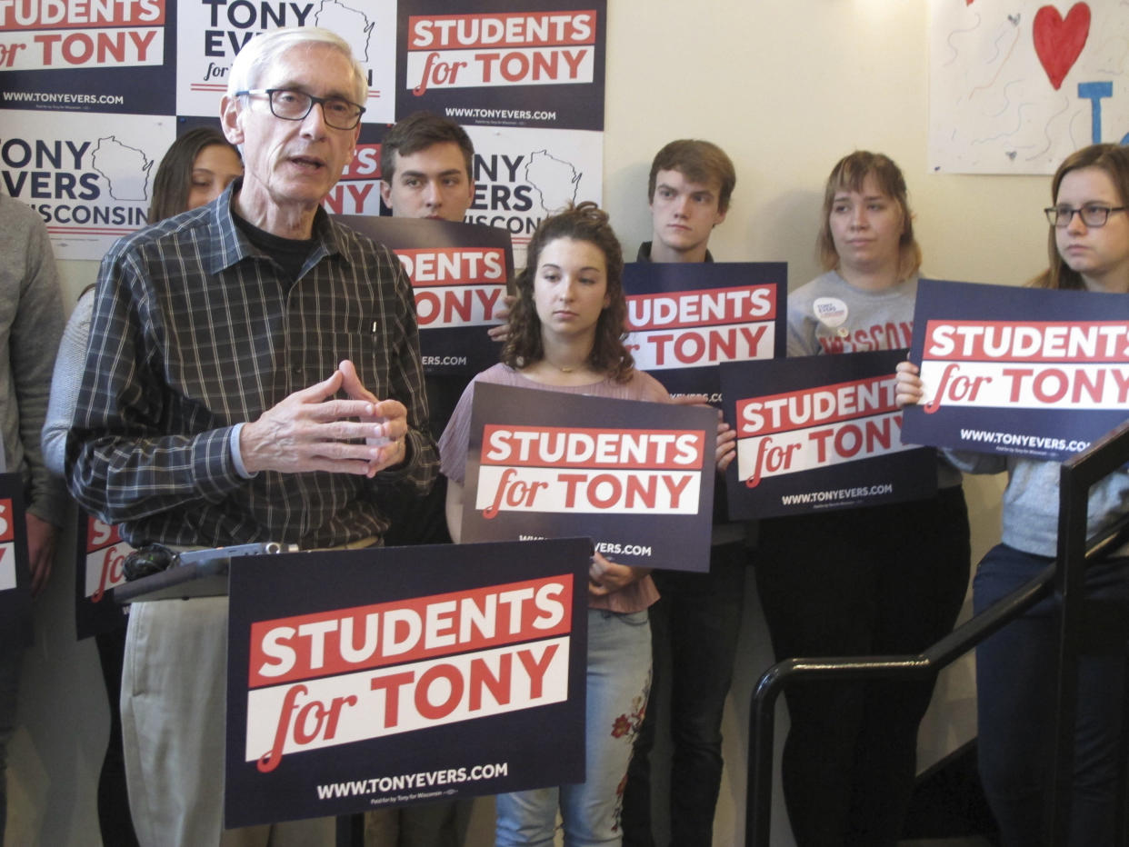 State Superintendent Tony Evers won a crowded Democratic primary, topping two younger contenders. (Photo: ASSOCIATED PRESS)