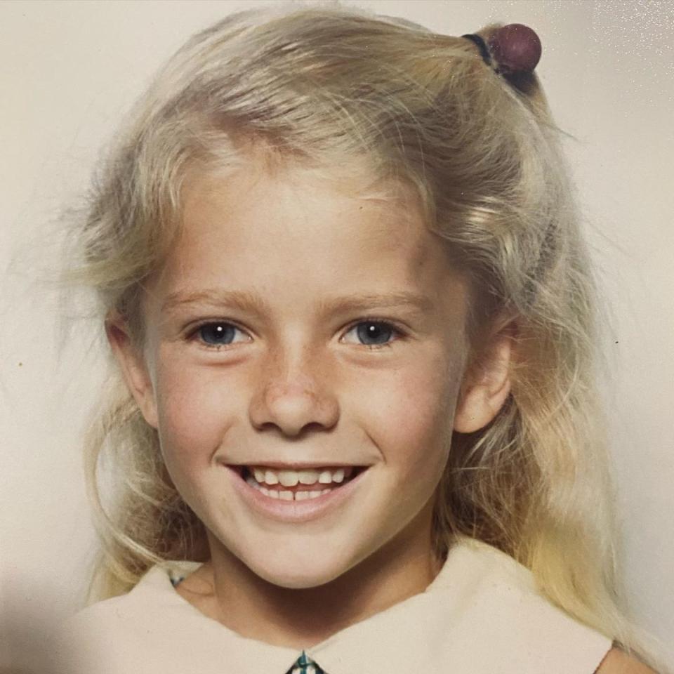 Natalie Bassingthwaighte throwback photo.